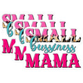 (3 Pack) Small Business Mama Decals - Laptop Sticker - Entrepreneur Mom - 3 Inches On Longest Side - Easy Peel & Apply - Made in USA - 3MCS6468