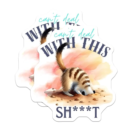 (2 Pack) Funny Quirky Magnet - Animal Themed Humor - Cute Decorative Magnets for Home Office - 5" On Longest Side - for Cars, Fridges, Toolboxes - Made in USA - MAG7216