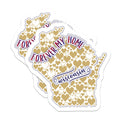 (2 Pack) Wisconsin Magnets - Forever My Home - State Pride Souvenirs - 5" On Longest Side - Premium Magnet - for Cars, Refrigerators, Toolboxes, Lockers - Made in USA - MAG17599