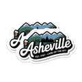 (2 Pack) Asheville Magnets - Land of the Sky - North Carolina Souvenir Cityscape - 5 Inches On Longest Side - Thick Durable Magnet - Made in USA - MAG19265