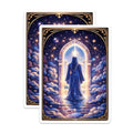 (2 Pack) Celestial Portal Magnets - Spiritual Art Refrigerator Magnets - Whimsical Decor - 5" On Longest Side - Premium Magnet - for Cars, Refrigerators, Toolboxes, Lockers - Made in USA - MAG14380