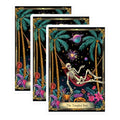(3 Pack) Skeleton Hammock Decals - Tropical Rest Decor - Relaxing Day Decals - 3 Inches On Longest Side - Easy Peel & Apply - Made in USA - 3MCS0020
