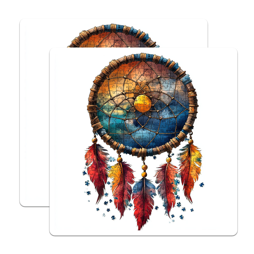 (2 Pack) Dreamcatcher Magnets - Boho Home Decor - Spiritual Art - Positive Vibe Accent - Mystical Room Decor - 5 Inches On Longest Side - Thick Durable Magnet - Made in USA - MAG28025