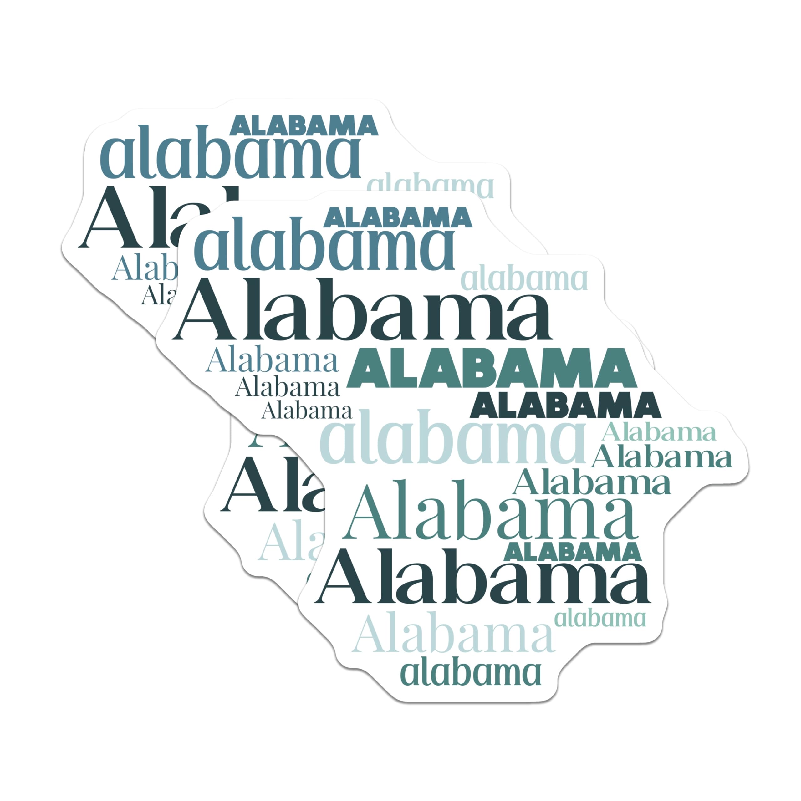 (2 Pack) Alabama State Magnets - Southern State Decor - US State Souvenirs - 5 Inches On Longest Side - Thick Durable Magnet - Made in USA - MAG19143