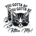 (2 Pack) Cat Magnets - Funny Cat Saying Magnets - Cute Cat Decor Magnets- 5" On Longest Side - for Fridges, Toolboxes, Cars - Made in USA - MAG2794