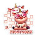 (2 Pack) Piggycorn Magnets - Cute Pig Unicorn - Funny Animal Decor for Fridge - Kids Room Accessories - 5" On Longest Side - for Cars, Fridges, Toolboxes - Made in USA - MAG7937