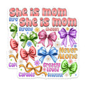 (2 Pack) She is Mom Magnets - Mom Affirmation Decor - Motherhood Inspiration - 5 Inches On Longest Side - Thick Durable Magnet - Made in USA - MAG29013