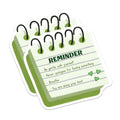 (2 Pack) Reminder Stickers - Motivational Quote - Note Design - 5" On Longest Side - Sticks to Smooth Flat Surfaces - Made in USA - BMCS8335