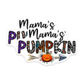 (2 Pack) Mama's Pumpkin Magnets - Halloween Farmhouse Decor - Rustic Fall Refrigerator Accents - 5 Inches On Longest Side - Thick Durable Magnet - Made in USA - MAG27312