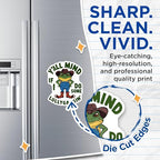 (2 Pack) Y'all Mind If I Do Some Lollygaggin' Magnets - Funny Phrase - Country - Quirky Fridge Magnets - 5" On Longest Side - for Cars, Fridges, Toolboxes - Made in USA - MAG4554
