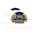(2 Pack) Senior Class of 2026 Magnets - Graduation Year Keepsake - College Bound Student Decor - 5 Inches On Longest Side - Thick Durable Magnet - Made in USA - MAG39016