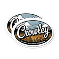 (2 Pack) Crowley Louisiana Magnets - Rice Capital USA - Souvenir Magnets - 5" On Longest Side - Premium Magnet - for Cars, Refrigerators, Toolboxes, Lockers - Made in USA - MAG18989
