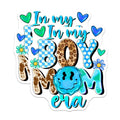 (2 Pack) Boy Mom Era Magnets - Groovy Mama Fridge Decor - Y2K Trendy Motherhood Accessory - 5 Inches On Longest Side - Thick Durable Magnet - Made in USA - MAG28059