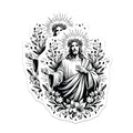 (2 Pack) Jesus Religious Magnets - Inspirational Faith Magnet - Christian Home Decoration - 5" On Longest Side - for Cars, Fridges, Toolboxes - Made in USA - MAG7322