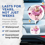 (2 Pack) I Googled My Symptoms Turns Out I Need More Wine Chicken Magnets - Funny Chicken Magnets - Quirky Wine - 5" On Longest Side - for Cars, Fridges, Toolboxes - Made in USA - MAG4365