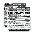 (2 Pack) Husband Nutritional Facts Magnets - Amazing Woman - Humorous Husband - 5" On Longest Side - Premium Magnet - for Cars, Refrigerators, Toolboxes, Lockers - Made in USA - MAG15148