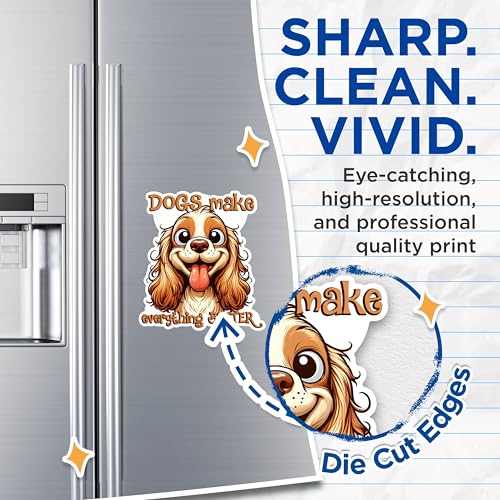 (2 Packs) Dogs Make Everything Better Shih Tzu Magnets - Shih Tzu Dog Breed Magnets - 5 Inches On Longest Side - Premium Magnet - for Fridges, Toolboxes, Cars - Made in USA - MAG2400
