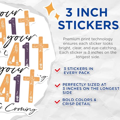 (3 Pack) Your 411 is Coming Decals - Inspirational Sayings - Motivational Decals- 3 Inches On Longest Side - Easy Peel & Apply - Made in USA - 3MCS5903