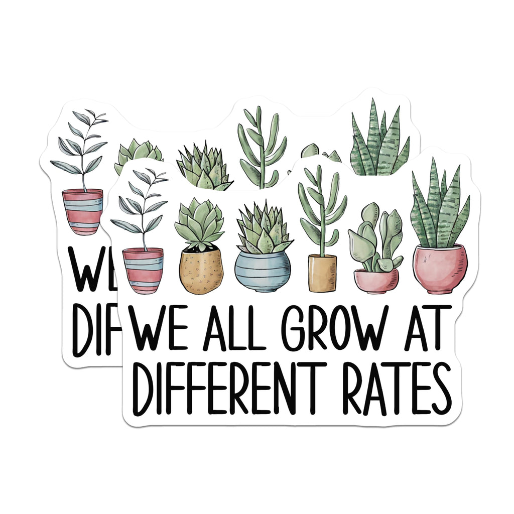 (2 Pack) Potted Plants Magnets - Funny Plant Quote - Motivational Fridge Magnets - 5" On Longest Side - Premium Magnet - for Cars, Refrigerators, Toolboxes, Lockers - Made in USA - MAG17461
