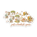 (2 Pack) Bookish Goose Magnets - Cozy Reading Aesthetic - Book Lover Fridge Decor - Librarian Teacher Student - 5 Inches On Longest Side - Thick Durable Magnet - Made in USA - MAG39017