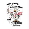 (2 Pack) Duck Magnets - Funny Mental Buffering Magnet - Laptop Lover Magnet - 5" On Longest Side - Premium Magnet - for Cars, Refrigerators, Toolboxes, Lockers - Made in USA - MAG15649