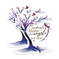 (2 Pack) Cardinal Memorial Magnets - Angel Remembrance Symbol - Sympathy for Loss of Loved One - 5 Inches On Longest Side - Thick Durable Magnet - Made in USA - MAG37405