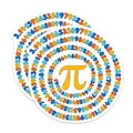 (2 Pack) Pi Symbol Math Magnets - Geometry Classroom Decoration - Math Enthusiast - Educational Math Decor - 5" On Longest Side - for Cars, Fridges, Toolboxes - Made in USA - MAG8169