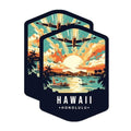 (2 Pack) Hawaii State and Capitol Magnets - HI State Magnet - Choose from 50 States - 5" On Longest Side - Premium Magnet - for Cars, Refrigerators, Toolboxes, Lockers - Made in USA - MAG1467