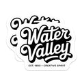 (2 Pack) Water Valley Creative Spirit Magnets - Vintage Script Lettering - Established 1850 Design - 5 Inches On Longest Side - Thick Durable Magnet - Made in USA - MAG19110