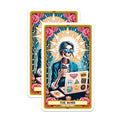 (2 Pack) The Boss Skeleton Stickers - Tarot Card Major Arcana - Cool Entrepreneur Aesthetic - 5" On Longest Side - Sticks to Smooth Flat Surfaces - Made in USA - BMCS21941