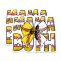 (2 Pack) Mama of Both Magnets - Baseball Softball Mom - Sports Mom Accessories - 5 Inches On Longest Side - Thick Durable Magnet - Made in USA - MAG26172