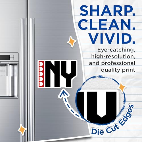 (2 Pack) I Love NY Magnets - New York Heart - NYC Souvenir Magnet - 5" On Longest Side - Premium Magnet - for Cars, Refrigerators, Toolboxes, Lockers - Made in USA - MAG18610