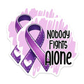 (2 Pack) Inspirational Ribbon Magnet - Support Awareness - 5" On Longest Side - Sticks to Smooth Flat Surfaces - Made in USA - MAG9791