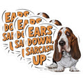 (3 Pack) Basset Hound Decals - Funny Dog - Sarcastic Quote Laptop Decal - 3 Inches On Longest Side - Easy Peel & Apply - Made in USA - 3MCS7279