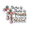 (2 Pack) Power in The Name of Jesus Magnets - Faith Magnet - Religious Decorative Magnet - Inspirational Magnet for Home - 5" On Longest Side - for Cars, Fridges, Toolboxes - Made in USA - MAG5634