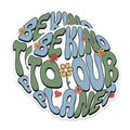 (2 Pack) Eco Friendly Stickers - Be Kind to Our Planet Stickers - Environmental Awareness Stickers - 5" On Longest Side - Sticks to Any Smooth Flat Surface - Made in USA - BMCS3026