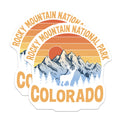 (2 Pack) Colorado Magnets - Rocky Mountain National Park - Deer Scene Refrigerator Magnets - 5" On Longest Side - Premium Magnet - for Cars, Refrigerators, Toolboxes, Lockers - Made in USA - MAG18996