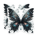 (2 Pack) Galaxy Butterfly Magnets - Cosmic Starry Art - Dark Fantasy Whimsical Decor - 5 Inches On Longest Side - Thick Durable Magnet - Made in USA - MAG39753