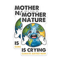 (2 Pack) Mother Nature is Crying Magnets - 5" On Longest Side - for Cars, Fridges, Toolboxes - Made in USA - MAG7700