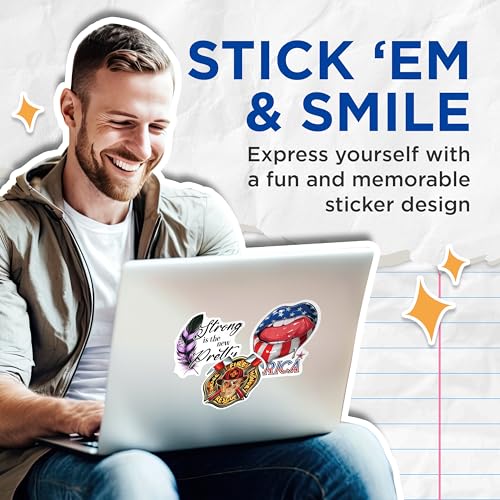 (2 Pack) Inspirational Motivation Stickers - Strong is The New Pretty - Uplifting Quote - Purple Feather - 5" On Longest Side - Sticks to Smooth Flat Surfaces - Made in USA - BMCS7544