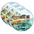 (3 Pack) Dry Tortugas Decals - National Park Decor - Tropical Island Vacation - 3 Inches On Longest Side - Easy Peel & Apply - Made in USA - 3MCS0460