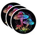 (3 Pack) Trippy Mushroom Decals - Psychedelic Art Stickers - Colorful Fungi Decor- 3 Inches On Longest Side - Easy Peel & Apply - Made in USA - 3MCS5492