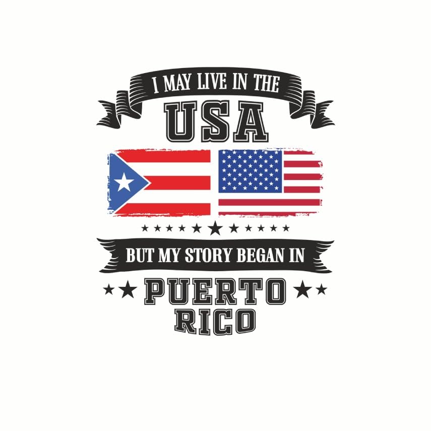 (3 Pack) Puerto Rico USA Decals - American Flags - Laptop Decal - Patriotic Pride - 3 Inches On Longest Side - Easy Peel & Apply - Made in USA - 3MCS7774