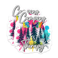 (2 Pack) Camping is My Therapy Stickers - Outdoor Adventure Stickers - Nature Lover Decal for Laptops - 5" On Longest Side - Sticks to Any Smooth Flat Surface - Made in USA - BMCS3275