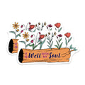 (2 Pack) It is Well with My Soul Magnets - Floral Magnets - Inspirational Fridge Magnets - 5" On Longest Side - Premium Magnet - for Cars, Refrigerators, Toolboxes, Lockers - Made in USA - MAG15436