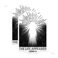 (2 Pack) Christian Scripture Magnets - Bible Verse Inspirational Decor - 1 John 1:2 Faith Light Burst - 5 Inches On Longest Side - Thick Durable Magnet - Made in USA - MAG30523