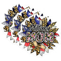 (3 Pack) Military Mom Decals - Camo Design - Flower Patriotic Decals - 3 Inches On Longest Side - Easy Peel & Apply - Made in USA - 3MCS4445