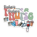 (2 Pack) Dialysis Nurse Magnets - RN Healthcare Heroes Appreciation - Nephrology Medical Staff Decor - Kidney Care Essential - 5 Inches On Longest Side - Thick Durable Magnet - Made in USA - MAG21956