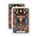 (2 Pack) Giraffe Art Magnets - Animal Illustration - Nature-Themed Home Magnets - 5" On Longest Side - for Cars, Fridges, Toolboxes - Made in USA - MAG4461