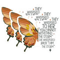 (3 Pack) Butterfly Decals - I am The Storm Decal - Motivational Decals - 3 Inches On Longest Side - Easy Peel & Apply - Made in USA - 3MCS2966